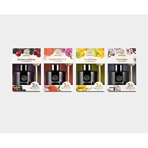 Bullsone معطر هواء السيارة Bullsone Grasse، معطرات هواء طبيعية، عطر سيارة فاخر - رائحة الكمثرى والفريزيا - Image 5