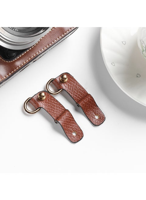Longchamp Mini Dumpling Bag Non-Damage Strap Upgrade Cognac color gold buckle L-shaped punch-free 1 pair
