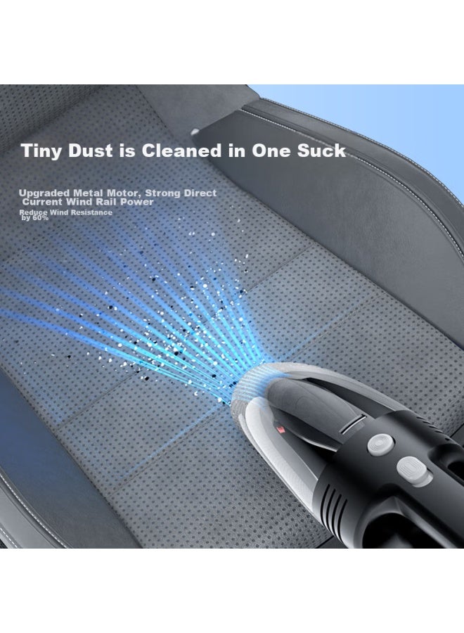 WITGOER Zhiguozhe Car Vacuum Cleaner, Handheld, For Home And Car Use, Powerful, Cordless, Compact, Desktop, Mini, High-power, Super Strong Suction, Portable, For Random Suction And Dust Blowing, Car Interior Dust Cleaning Tool - Image 4