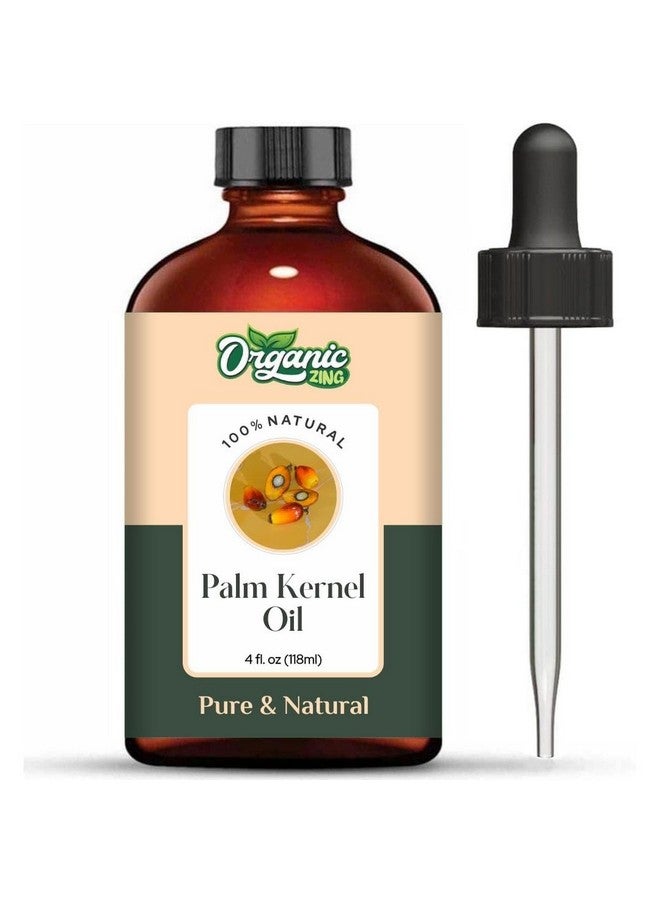ORGANIC ZING زيت نواة النخيل العضوي (Elaeis Guineensis) | زيت ناقل نقي وطبيعي للعناية بالبشرة والشعر - 118 مل/3.99 أونصة سائلة - Image 1