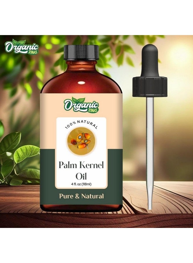 ORGANIC ZING زيت نواة النخيل العضوي (Elaeis Guineensis) | زيت ناقل نقي وطبيعي للعناية بالبشرة والشعر - 118 مل/3.99 أونصة سائلة - Image 3