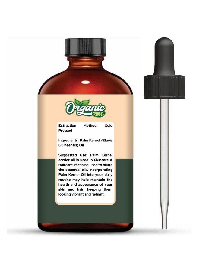 ORGANIC ZING زيت نواة النخيل العضوي (Elaeis Guineensis) | زيت ناقل نقي وطبيعي للعناية بالبشرة والشعر - 118 مل/3.99 أونصة سائلة - Image 2