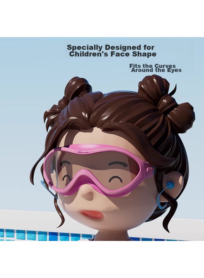 YouYou You Swimming Goggles, Myopia Gl, Swim Cap, Waterproof, Anti-fog, High-definition, Large Frame Swimming Goggles, Six-piece Set, 60216, White Transparent, 450 Degrees - Image 3