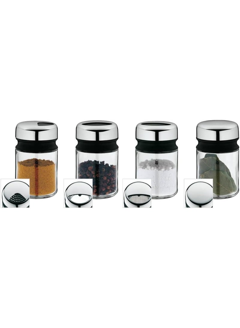 WMF - Kitchenware WMF Spice Shaker 4-PC. Glass Spice Storage Sets. Airtight. Spice Jars. - Image 1