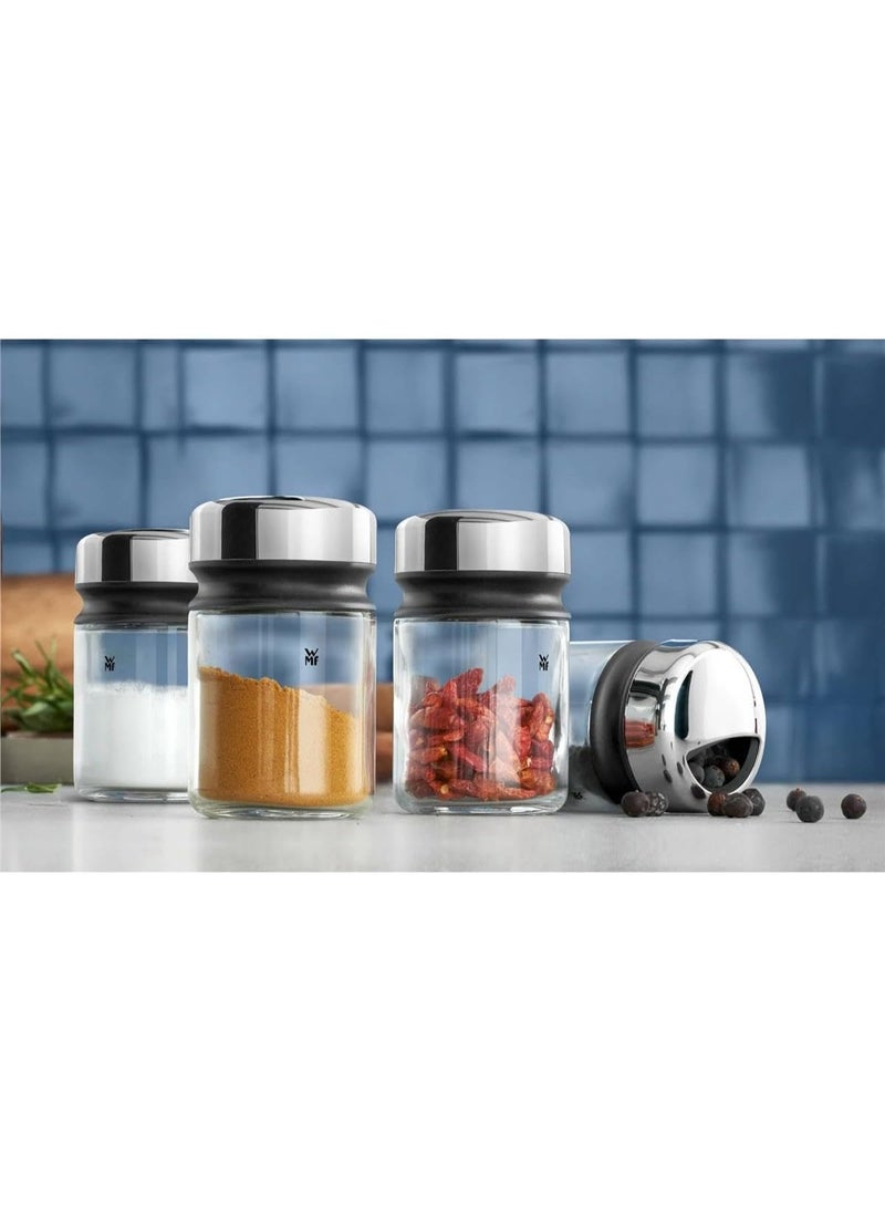 WMF - Kitchenware WMF Spice Shaker 4-PC. Glass Spice Storage Sets. Airtight. Spice Jars. - Image 2