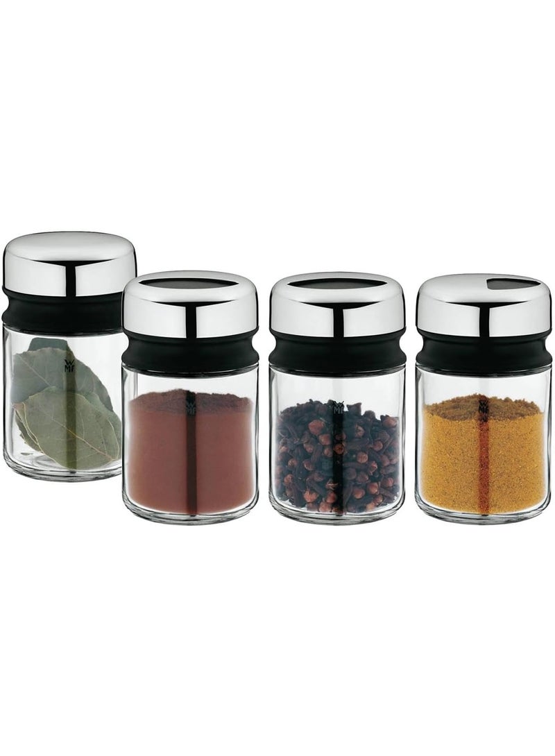 WMF - Kitchenware WMF Spice Shaker 4-PC. Glass Spice Storage Sets. Airtight. Spice Jars. - Image 3