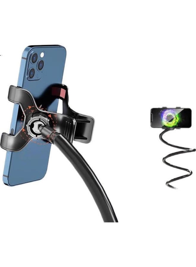 Lingchen Phone Stand, Bedside Ipad Tablet Lazy Holder, Bed Clamp, Desktop Binge-Watching, Multifunctional, 360° Adjustable Support Stand, Suitable For Apple And Android Phones - Image 2