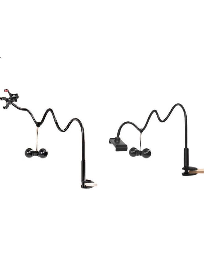 Lingchen Phone Stand, Bedside Ipad Tablet Lazy Holder, Bed Clamp, Desktop Binge-Watching, Multifunctional, 360° Adjustable Support Stand, Suitable For Apple And Android Phones - Image 1