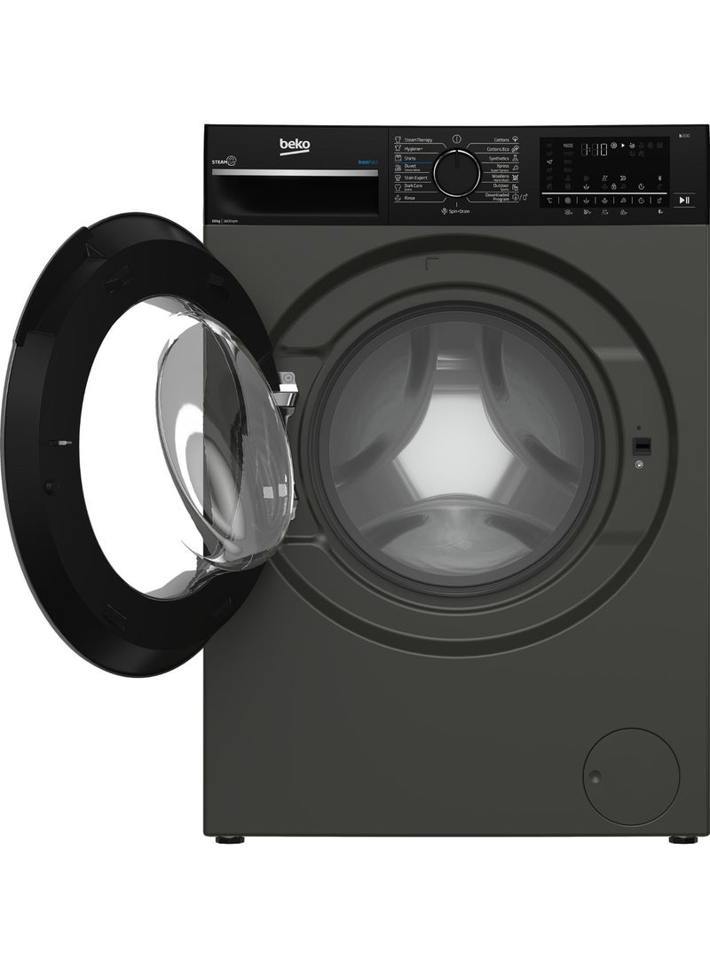 Beko Freestanding Washing Machine , 10 kg Capacity, 1600 rpm , ProSmart Inverter Motor , Bluetooth Connectivity, Grey , B3WFU501040MCI B3WFU501040MCI Grey - Image 3