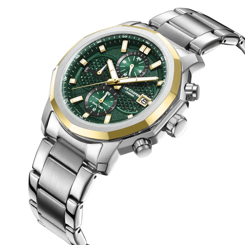Lee Cooper Men's METAL Multi Function Watch LC08256.270 - 43 mm