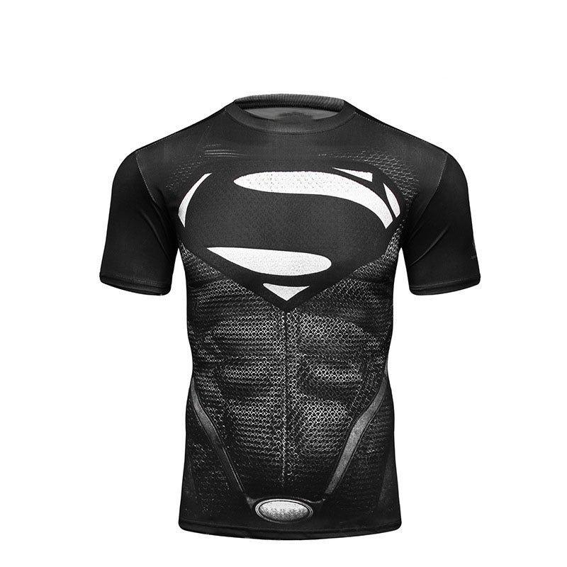 2022 new running sports workout clothes running football basketball training 3D printing Avengers T-shirt - Image 1