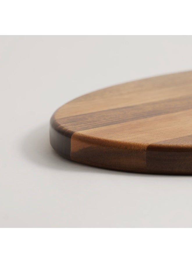 ALBERTO Acacia Wood Cheese Board With Glass Dome 40*24.5*16.3Cm - Image 4