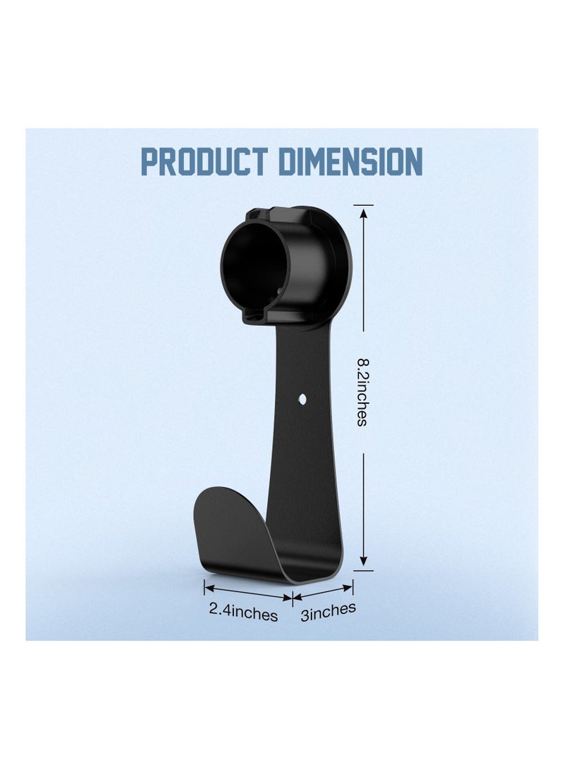Y&D EV Charger Holder Wall-Mount Electric Vehicle Nozzle Holster Dock and J-Hook Combination for J1772 Connector lectric  - Image 4