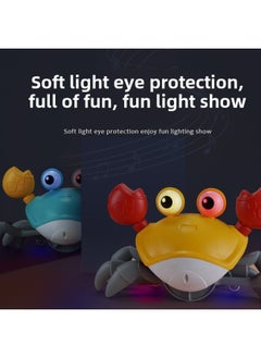 Generic Dynamic Le Er Net Stall Electric Escape Music Induction Simulation Toys Teaching Crabs Luminous Children's Red Puzzle-Color: Induction Shelter + Light + Music Accompaniment  - Image 2