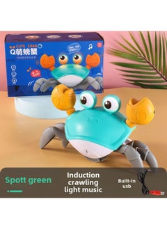 Generic Dynamic Le Er Net Stall Electric Escape Music Induction Simulation Toys Teaching Crabs Luminous Children's Red Puzzle-Color: Induction Shelter + Light + Music Accompaniment  - Image 1