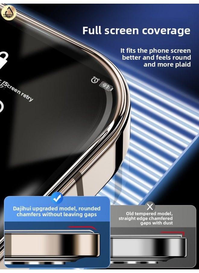 Generic - Applicable To Apple XR Tempered Film IPhone15/14/13 Apple X Mobile Phone 11promax Full Screen Coverage 12pro-Colour:Large Window [diamond Glass] Mixed Package [2 Pieces Of High Definition + 1 Piece Of Blu-ray]-Size:iPhone 14 Plus - Image 1