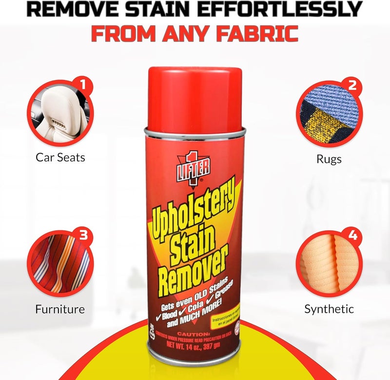 LIFTER-1 Lifter 1 Upholstery Stain Remover - 14 Oz. - Image 2