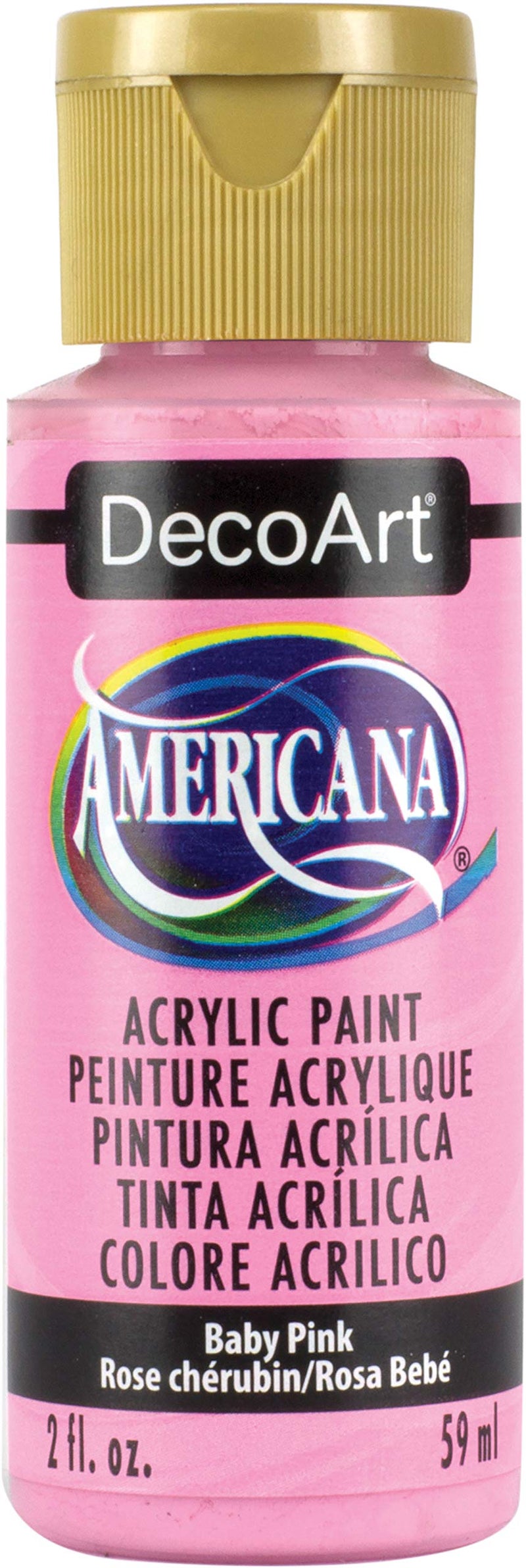 DecoArt Americana Acrylic Paint 2Ounce Baby Pink