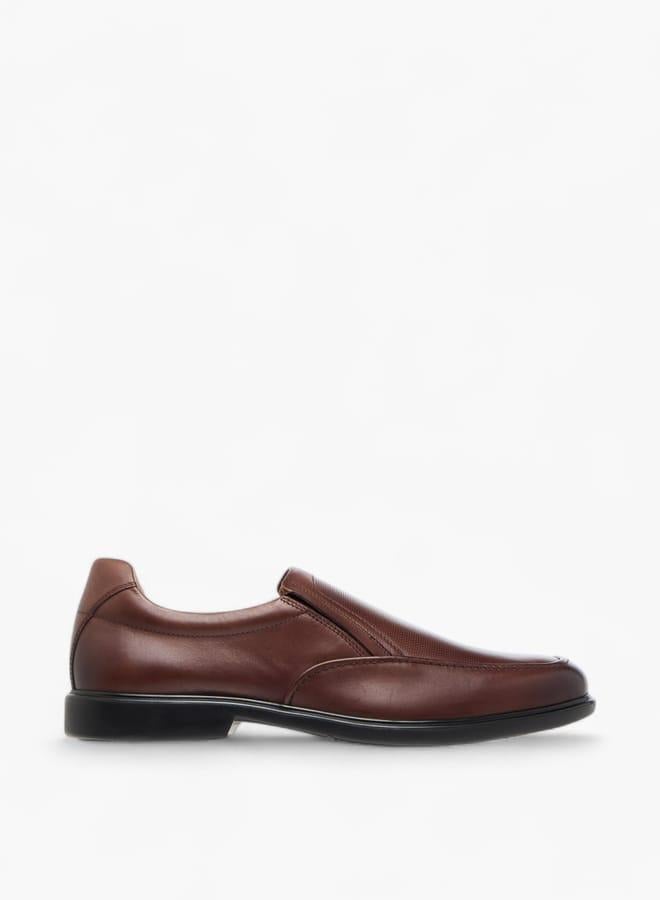 DUCHINI Men's Textured Slip-On Loafers - Image 2