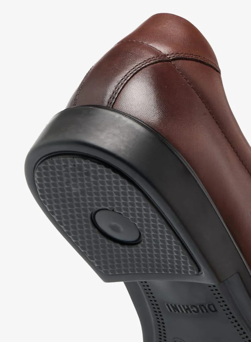 Duchini BROWN Men's Textured Slip-On Loafers for Men | Best Price UAE