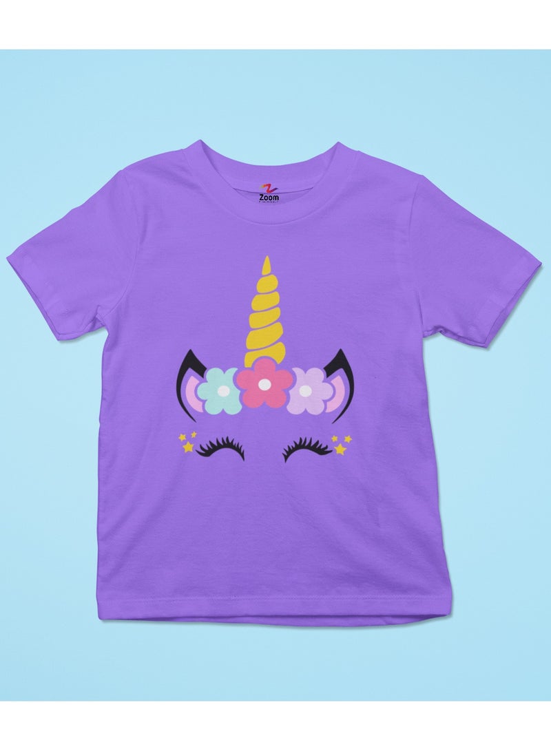 ZOOM Unicorn Face Tee For Kids