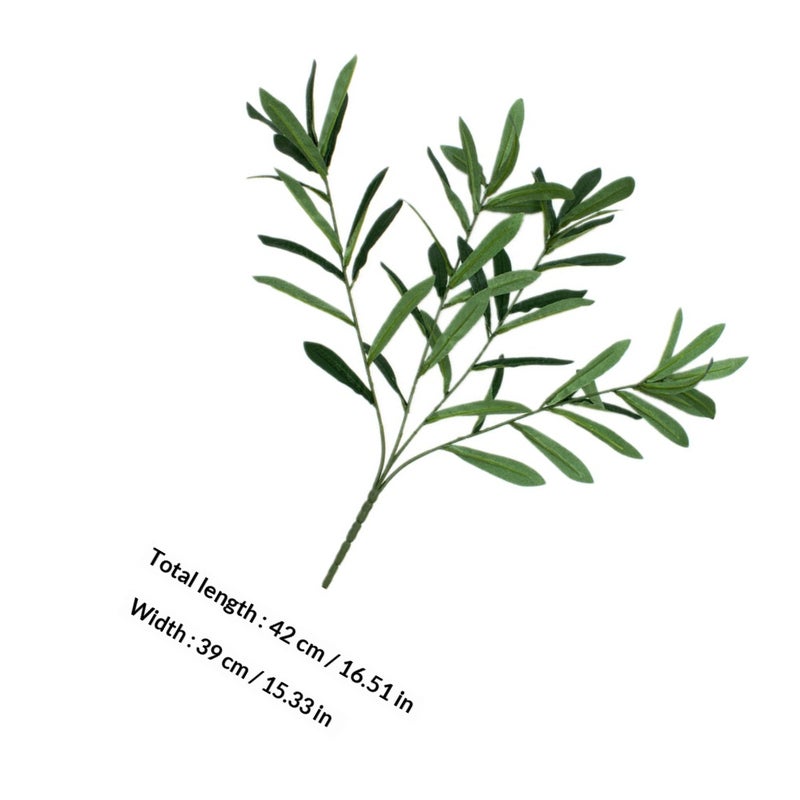 Artificial Plant Stems, Realistic Foliage for Desktop Accents, Easy to Place and Store - Image 2