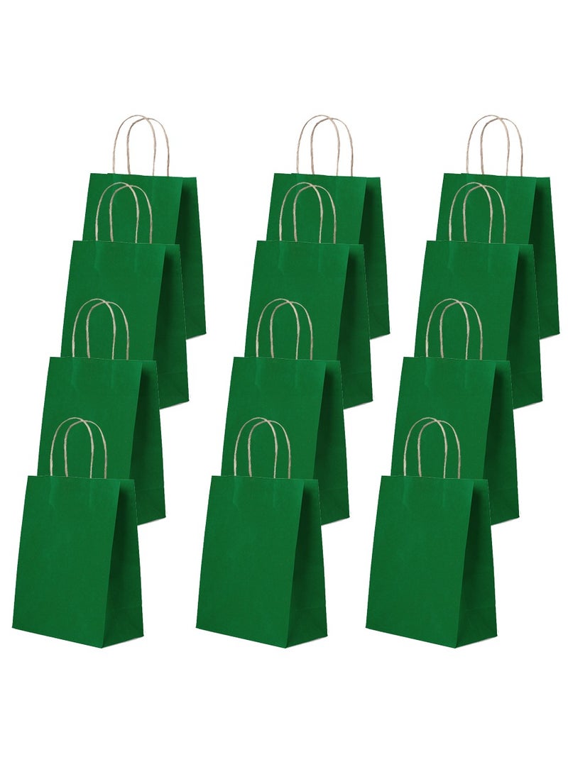 24-Piece Paper Gift Bag Set Green - Image 1