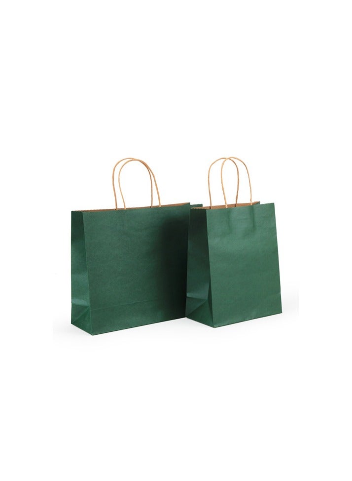 24-Piece Paper Gift Bag Set Green - Image 3