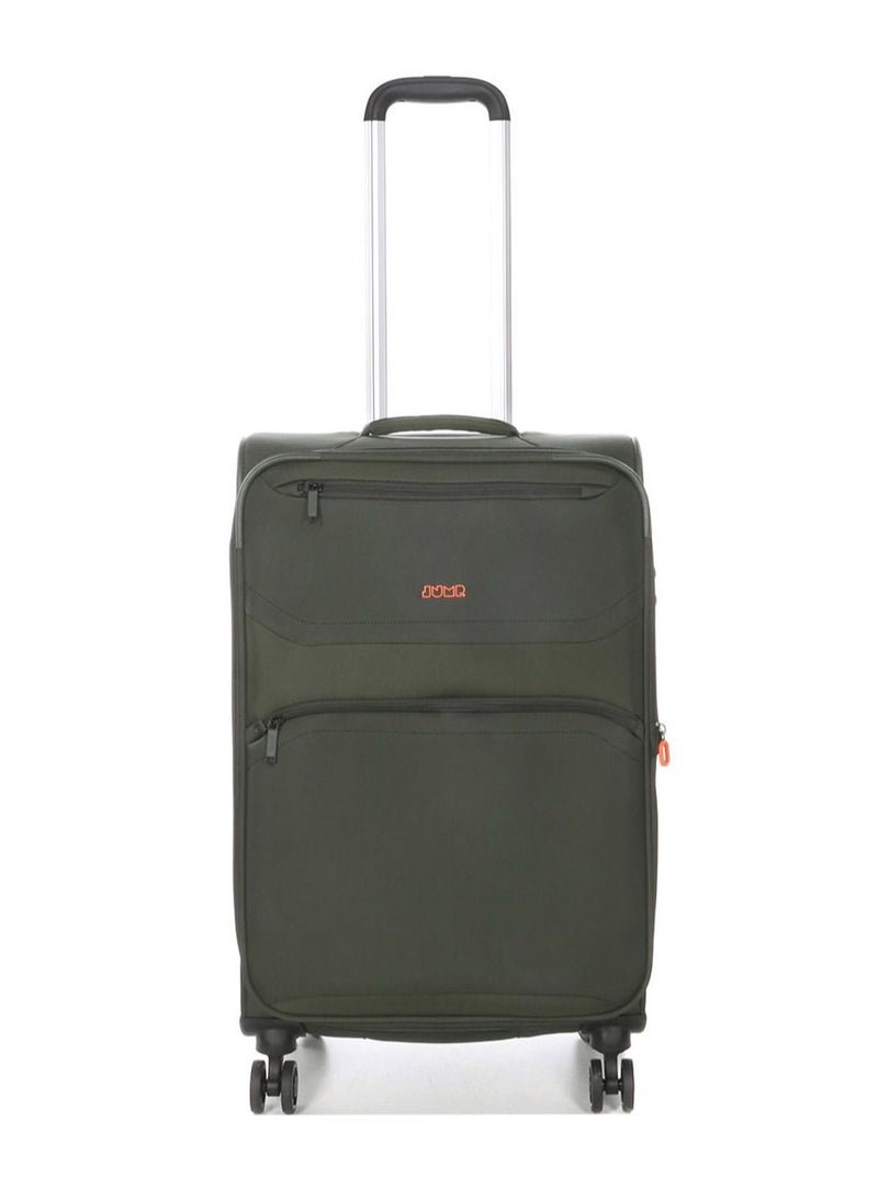 Jump Moorea 2 Soft Expandable Suitcase Luggage Trolley 66 cm Medium Khaki - Image 2