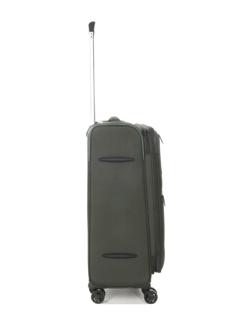 Jump Moorea 2 Soft Expandable Suitcase Luggage Trolley 66 cm Medium Khaki - Image 4