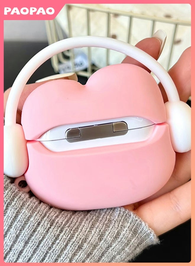 باو باو غطاء AirPods Pro/Pro2، غطاء لطيف، مع سلسلة مفاتيح للرجال والنساء، غطاء واقٍ من السيليكون الناعم لغطاء AirPods Pro/Pro2، غطاء لطيف - Image 2