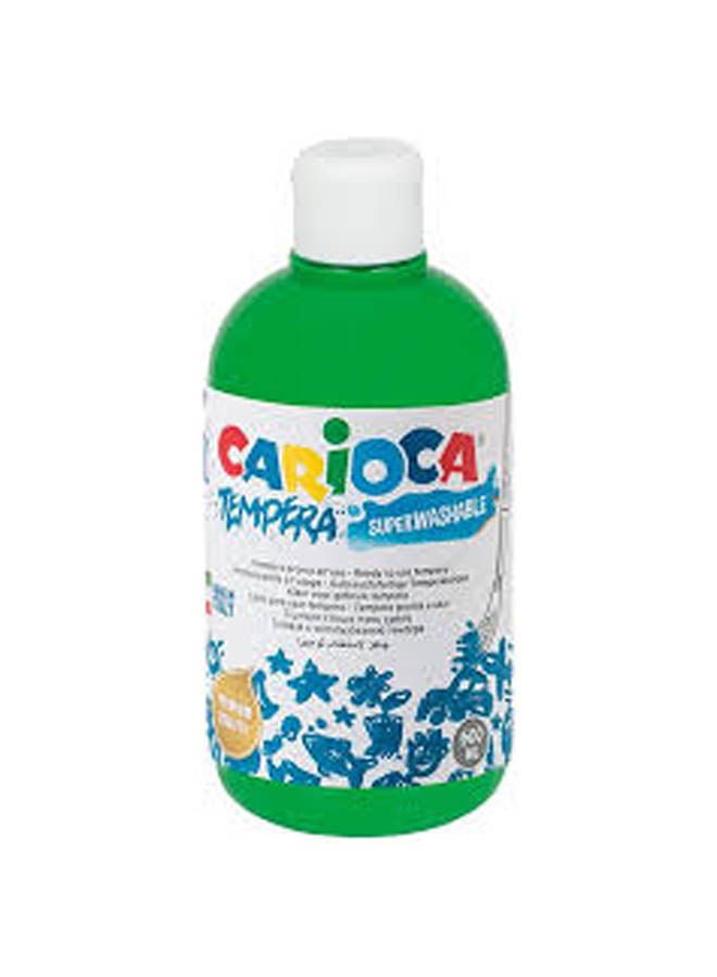 carioca Tempera Bottle Pastel Color Green