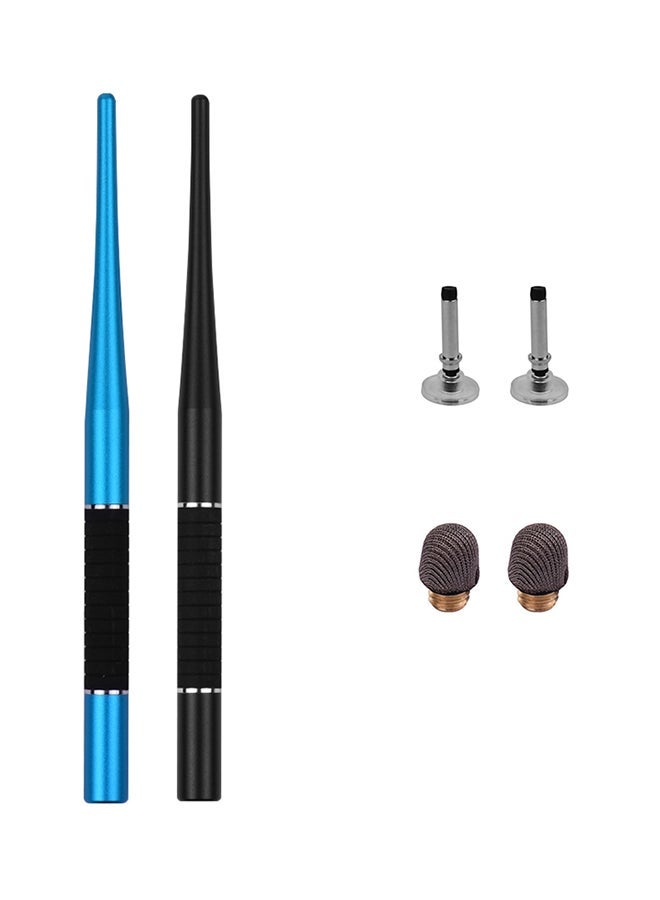 NIBEMINENT 2-In-1 Capacitive Stylus Pen With Fiber Tip And Disc Black/Blue - Image 1