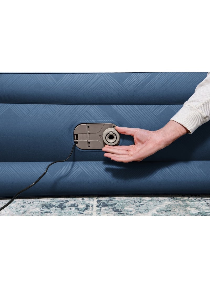 Bestway - Bestway - Fortech Snugable Top Air Mattress Queen with Built-in AC Pump and Antimicrobial Coating 203x152x46 cm - 69075 - Image 1