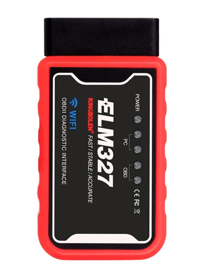 اكس برو 5 جهاز إي إل إم 327  الماسح الضوئي واي فاي كاشف أعطال السيارات أو بي دي 2 قارئ رمز فحص ضوء المحرك أداة مسح تشخيصية لنظامي التشغيل اي او اس وأندرويد إصدار واي فاي - Image 1