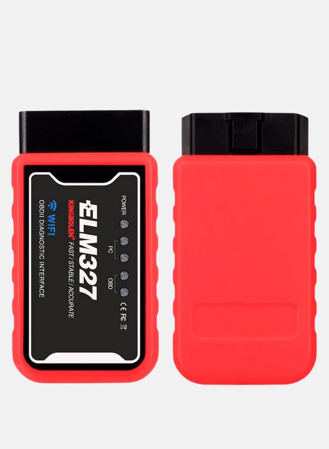 اكس برو 5 جهاز إي إل إم 327  الماسح الضوئي واي فاي كاشف أعطال السيارات أو بي دي 2 قارئ رمز فحص ضوء المحرك أداة مسح تشخيصية لنظامي التشغيل اي او اس وأندرويد إصدار واي فاي - Image 4