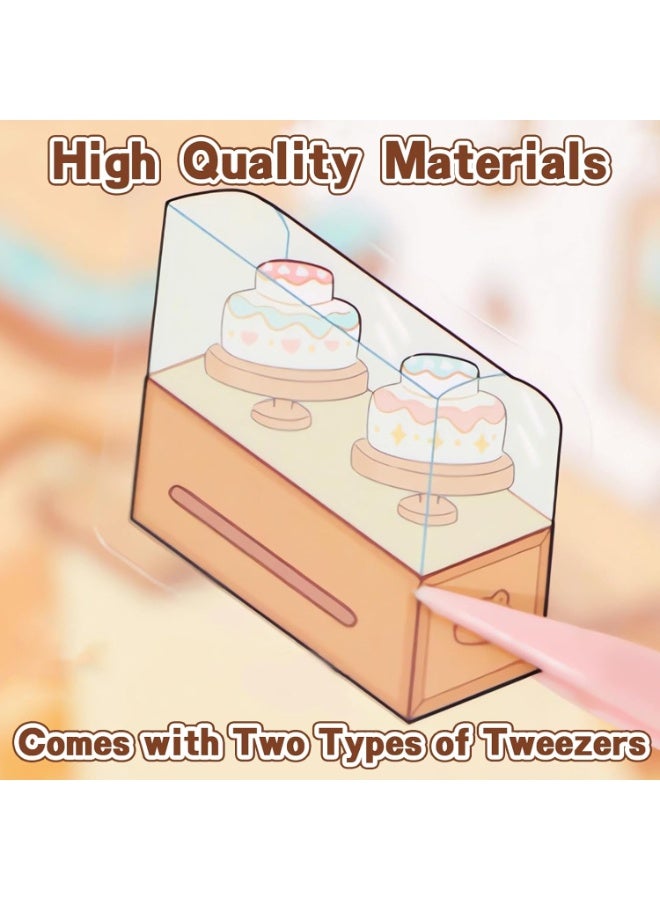 20 Sets DIY 3D Sticker Scene Collection Book for Kids Adults Cute Make Your Own Shop House Stickers for Gifts Stickers Therapy for Adult Relief Stress Pass The Time Play Park Hamburg Castle Library - Image 3