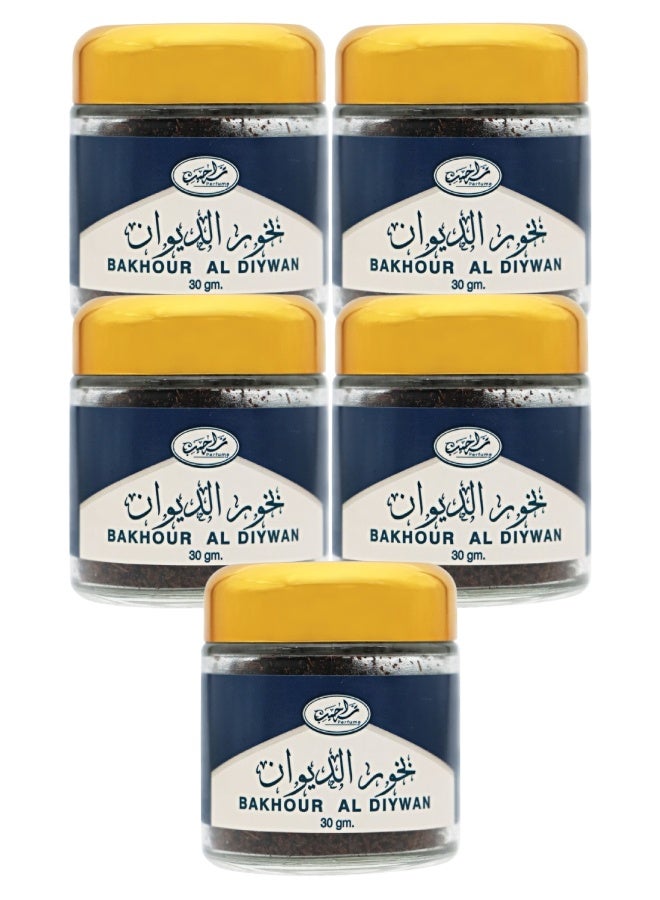 Bakhoor 5 Pieces Bakhoor Al Diywan 30g - Image 1