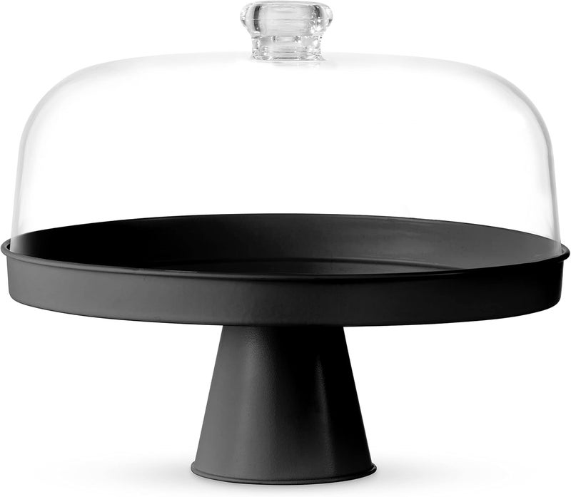 Table Concept Cake Stand, Footed Cake Stand with Lid, Serving Platter, Housewarming Gifts - Image 3