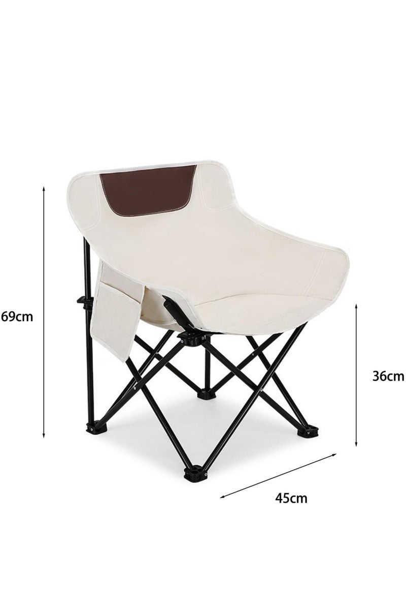 LINGWEI Portable Folding Beach & Camping Chair for Adults- Lightweight Multi-Purpose Outdoor Chair with Carry Bag - Image 3