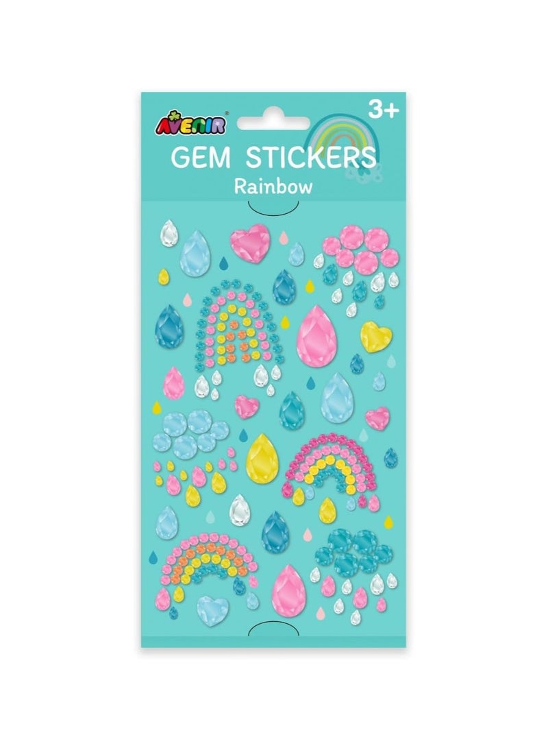 AVE GEM STICKERS-RAINBOWS
