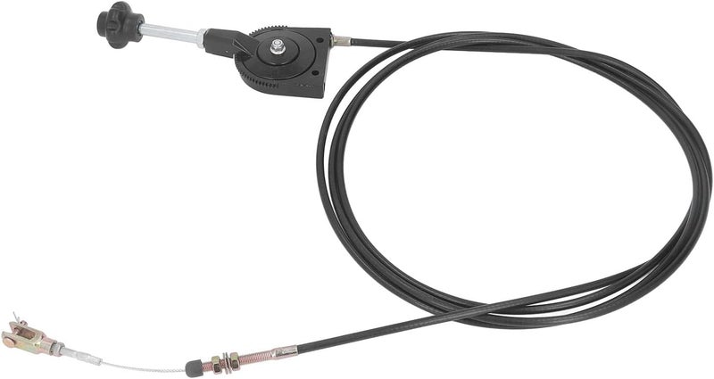 Throttle Cable, Manual Cable with Sturdy PU Sheath, Stainless Steel Connectors, for Excavators and Mixers - Image 1