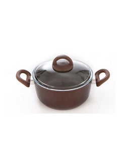 Gourmet Deep Pot 2Handles 24 + Pyrex Lid