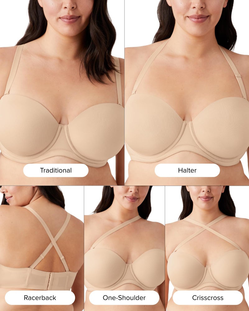 Wacoal womens Red Carpet Full Busted Strapless Convertible Bra, Sand, 40DDD - Image 5