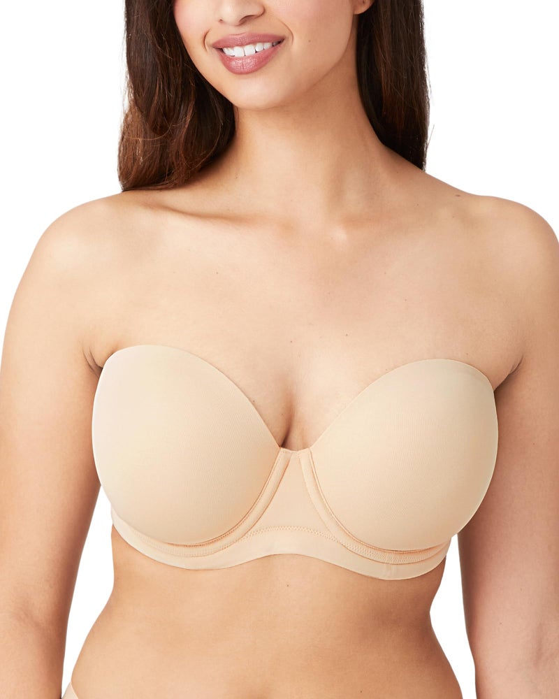 Wacoal womens Red Carpet Full Busted Strapless Convertible Bra, Sand, 40DDD - Image 1