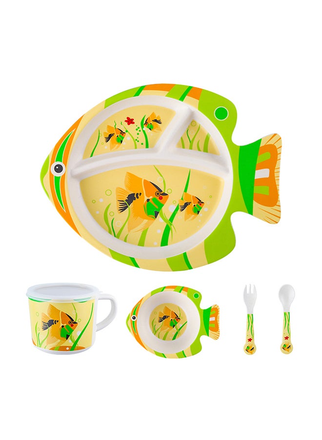 5-Piece Cartoon Dinnerware Set - Image 1