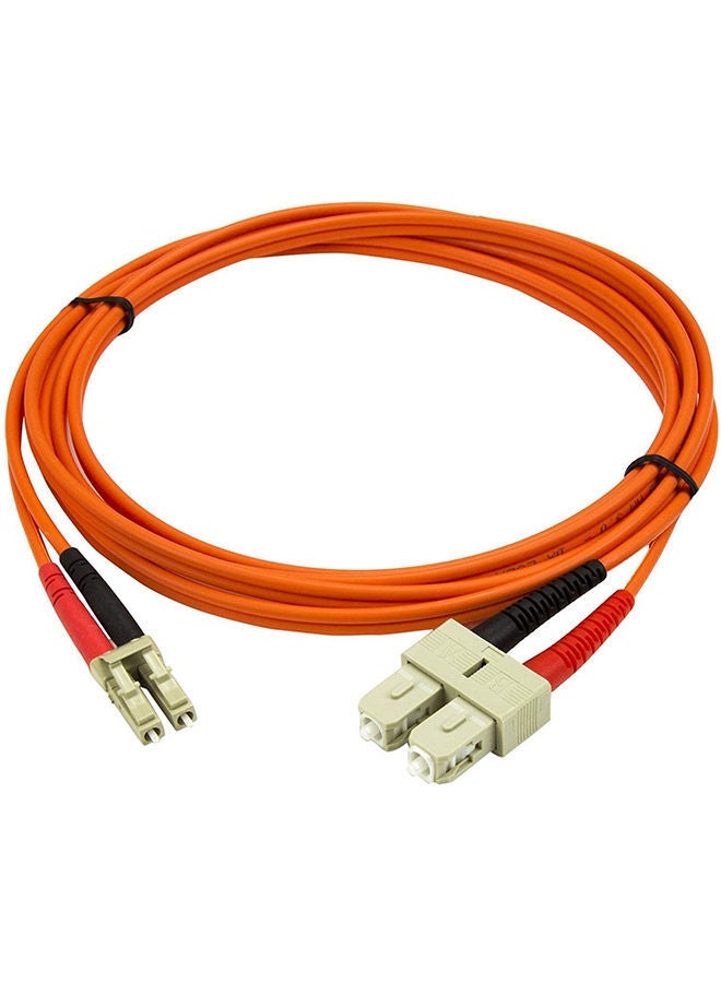 NIBEMINENT Multimode Duplex Fiber Optical Cable Orange - Image 1