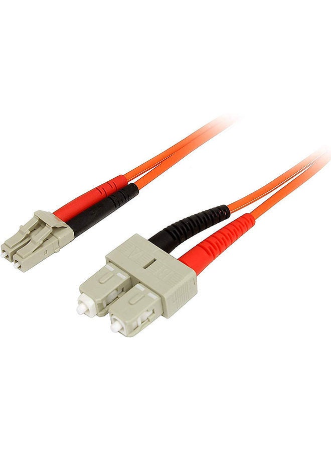 NIBEMINENT Multimode Duplex Fiber Optical Cable Orange - Image 2