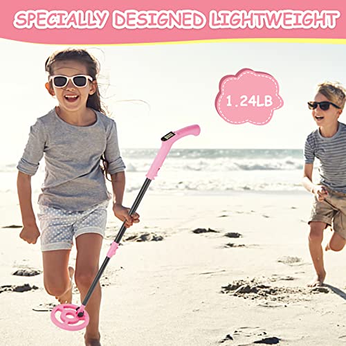 OMMO Metal Detector, Adjustable 27.5”-37.8” Metal Detector for Kids with Intuitive LCD Display, Lightweight Kids Metal Detectors with 6” Search Coil for Exploration Hiking - Image 5