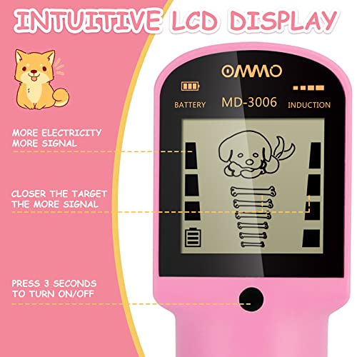OMMO Metal Detector, Adjustable 27.5”-37.8” Metal Detector for Kids with Intuitive LCD Display, Lightweight Kids Metal Detectors with 6” Search Coil for Exploration Hiking - Image 2